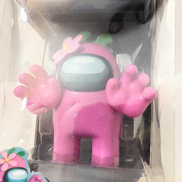 Among Us Crewmates Pink With Flower Toikido Collectible Figure Figurine - Picture 15 of 16